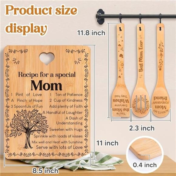 Mothers Day Gifts - "Recipe for a Special Mom" Mothers Day Gifts for Mom - Picture 2 of 6